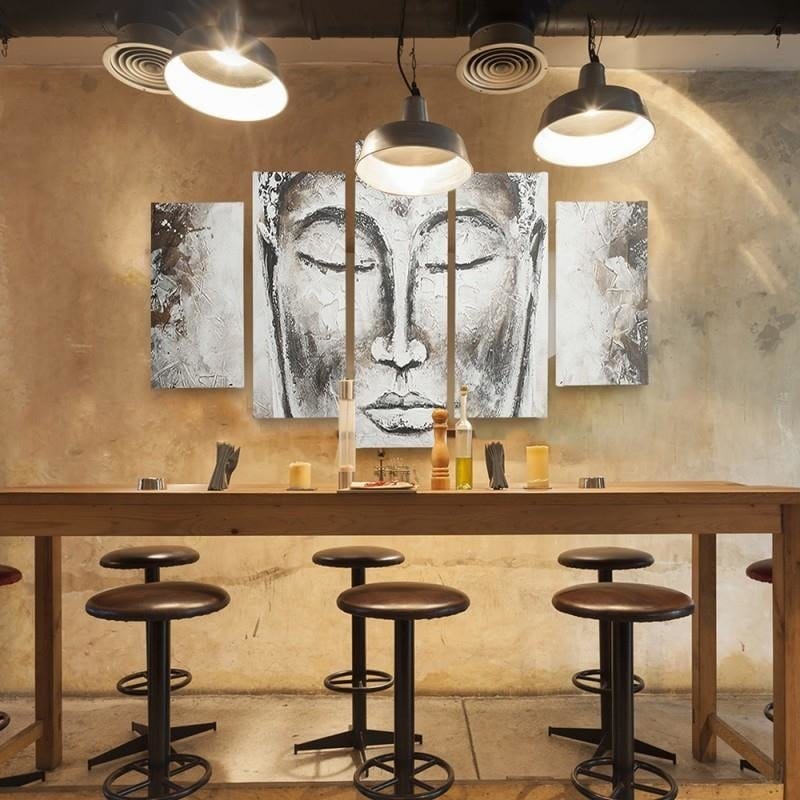 Kanva no 5 daļām - Type A, Face Painted Home Trends DECO