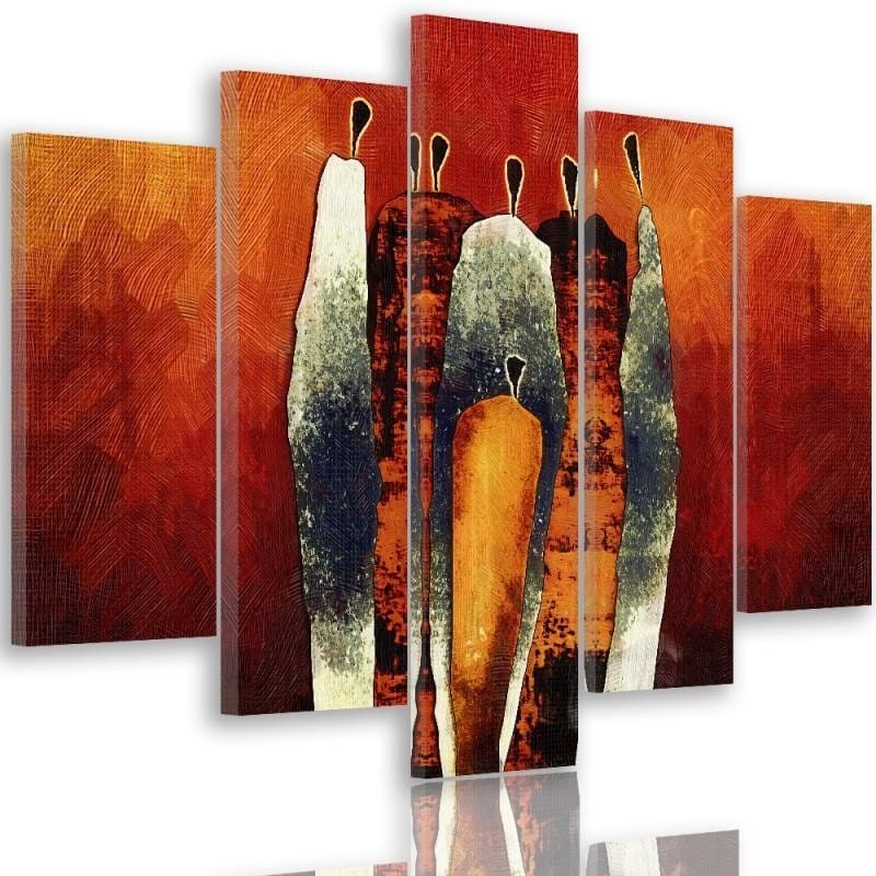 Kanva no 5 daļām - Type A, Figurative Composition Home Trends DECO