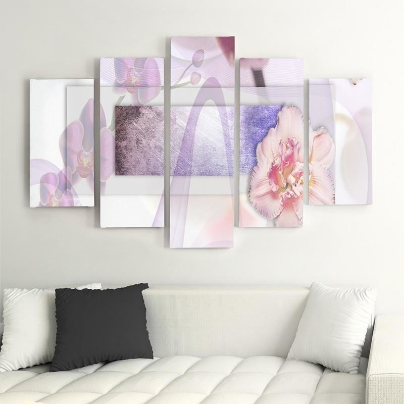 Kanva no 5 daļām - Type A, Floral Composition 1 Home Trends DECO