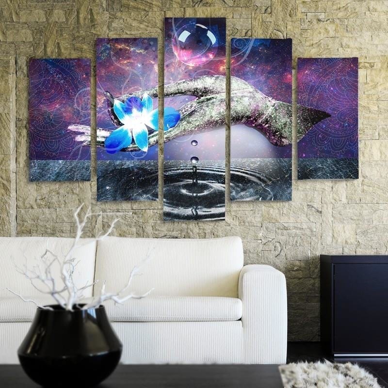 Kanva no 5 daļām - Type A, Flower On Hand Home Trends DECO