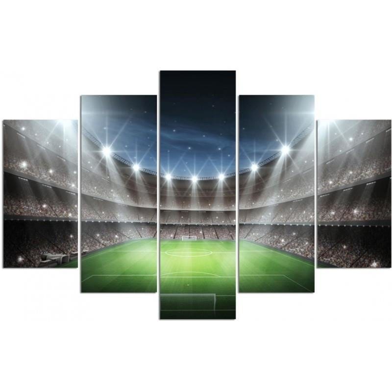 Kanva no 5 daļām - Type A, Football Stadium In The Spotlight Home Trends DECO
