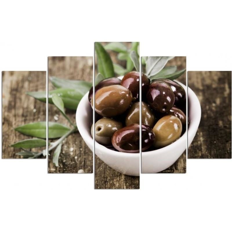 Kanva no 5 daļām - Type A, Fresh Olives Home Trends DECO