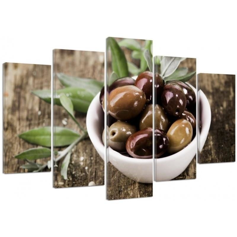 Kanva no 5 daļām - Type A, Fresh Olives Home Trends DECO