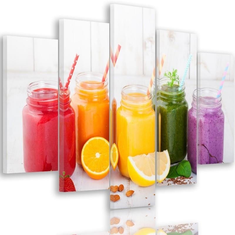Kanva no 5 daļām - Type A, Fruit Collection Home Trends DECO