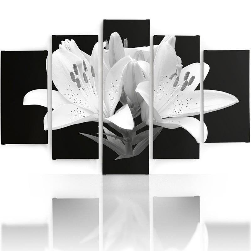 Kanva no 5 daļām - Type A, Glasses Flower Home Trends DECO
