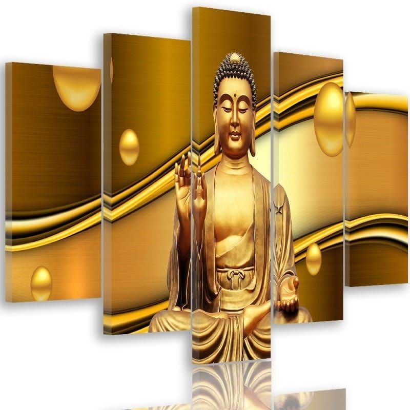Kanva no 5 daļām - Type A, Golden Buddha Home Trends DECO