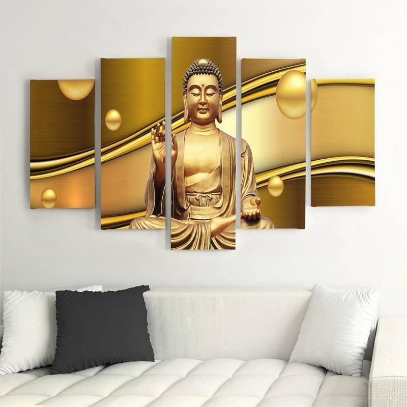 Kanva no 5 daļām - Type A, Golden Buddha Home Trends DECO