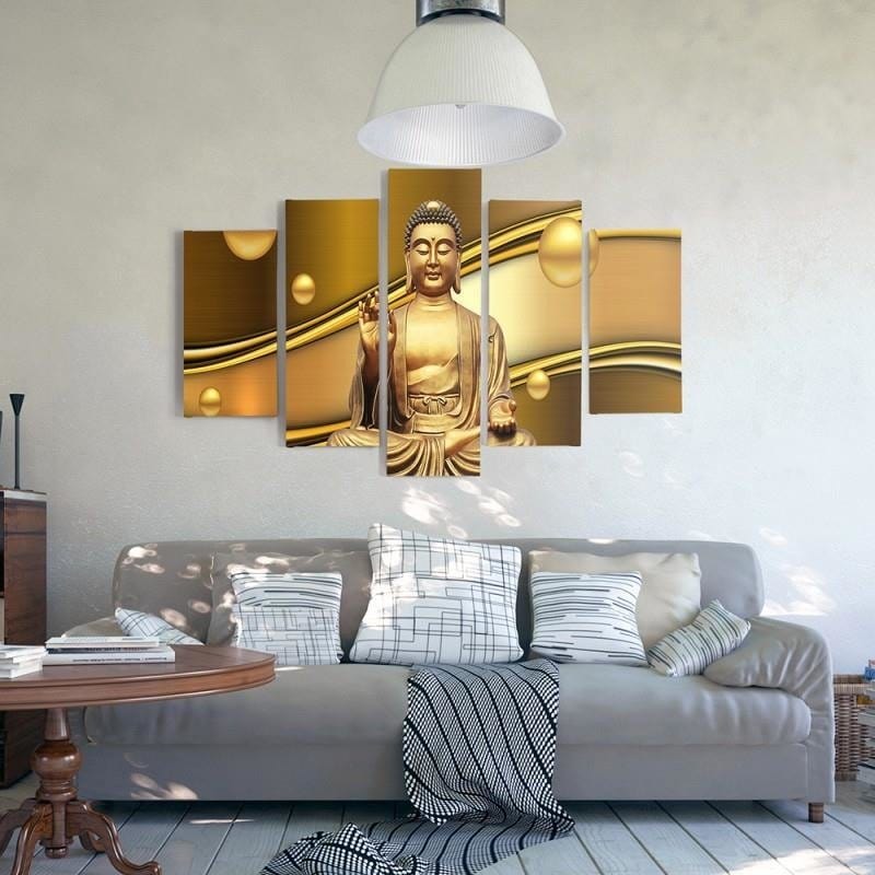 Kanva no 5 daļām - Type A, Golden Buddha Home Trends DECO