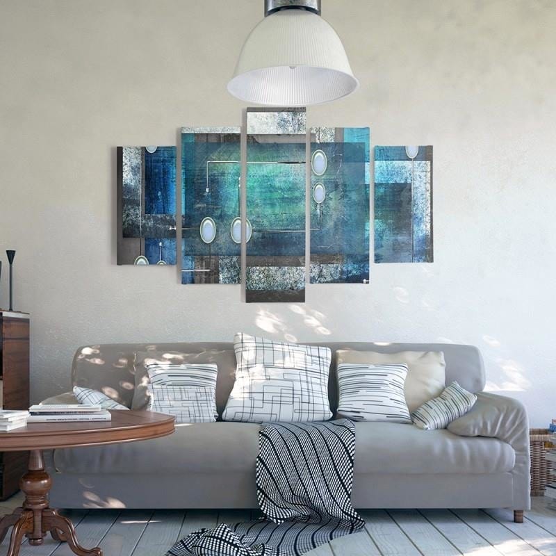 Kanva no 5 daļām - Type A, Interior Abstract  Home Trends DECO