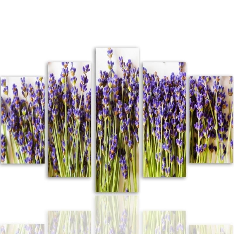 Kanva no 5 daļām - Type A, Lavender Buds Home Trends DECO