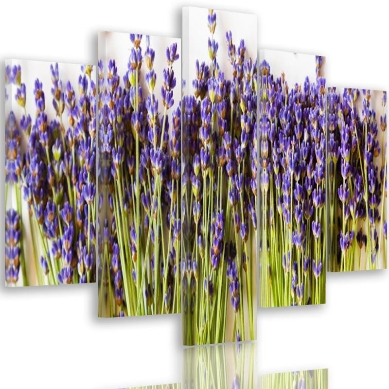 Kanva no 5 daļām - Type A, Lavender Buds Home Trends DECO