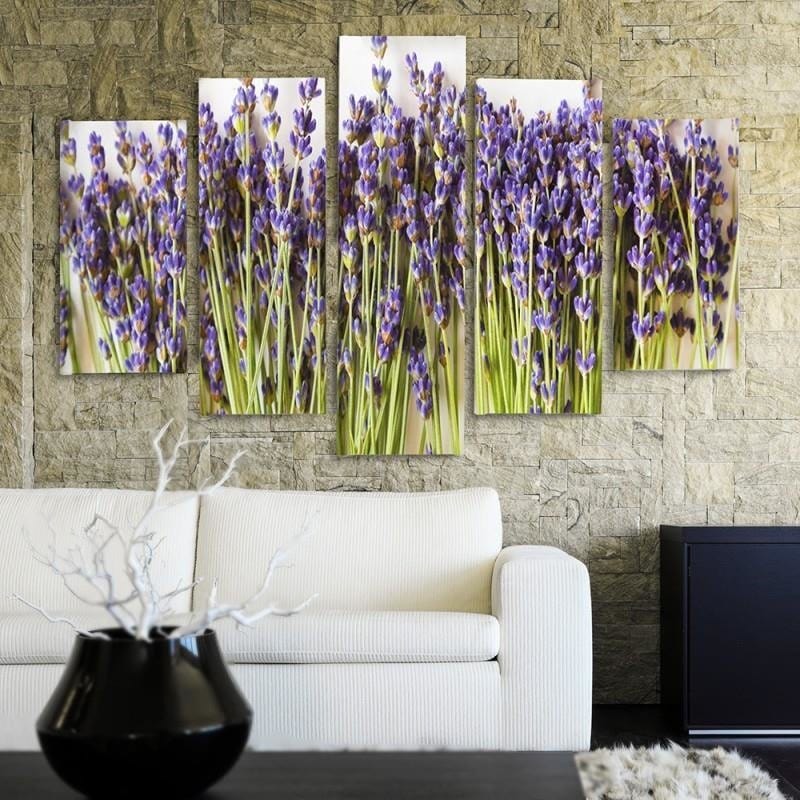 Kanva no 5 daļām - Type A, Lavender Buds Home Trends DECO