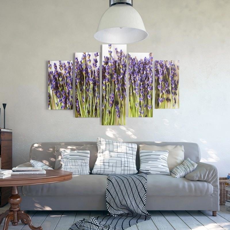 Kanva no 5 daļām - Type A, Lavender Buds Home Trends DECO