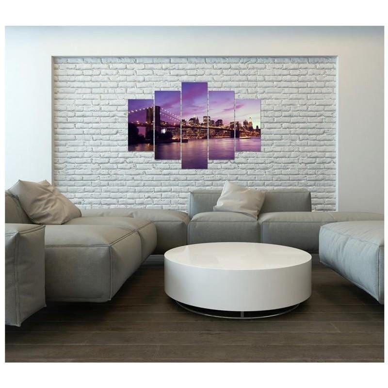 Kanva no 5 daļām - Type A, Manhattan At Sunset  Home Trends DECO