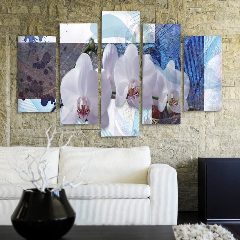 Kanva no 5 daļām - Type A, Orchid Composition Home Trends DECO