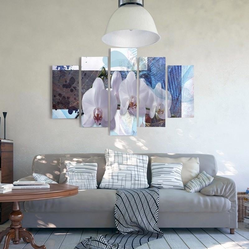 Kanva no 5 daļām - Type A, Orchid Composition Home Trends DECO