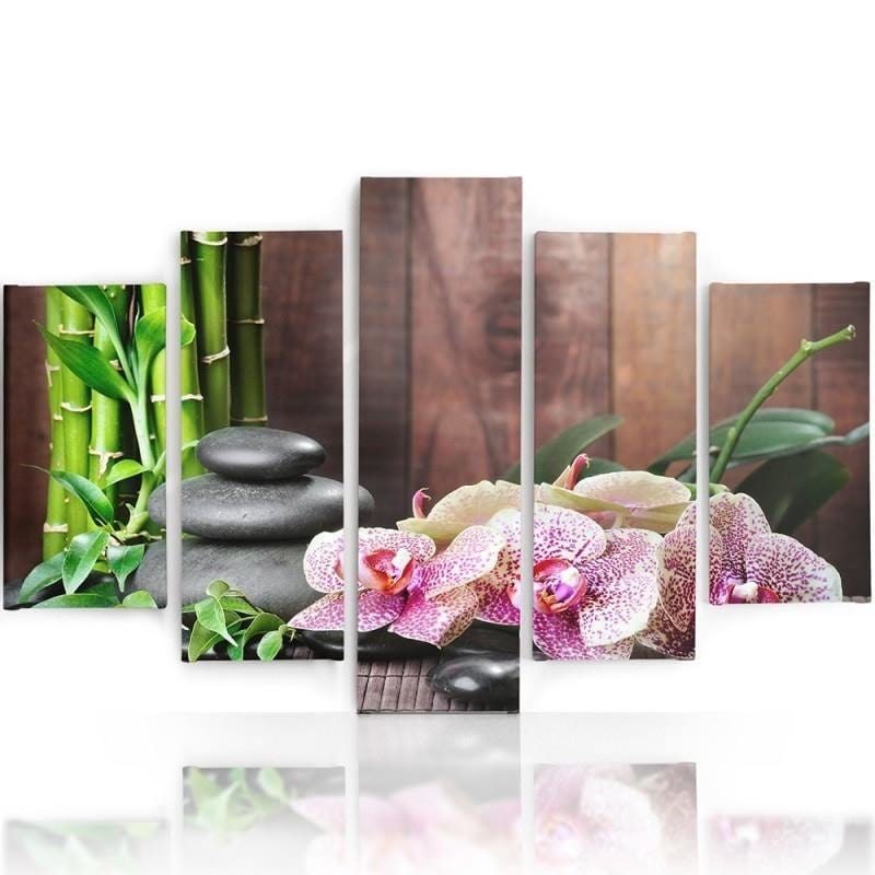 Kanva no 5 daļām - Type A, Orchid Speckled Home Trends DECO