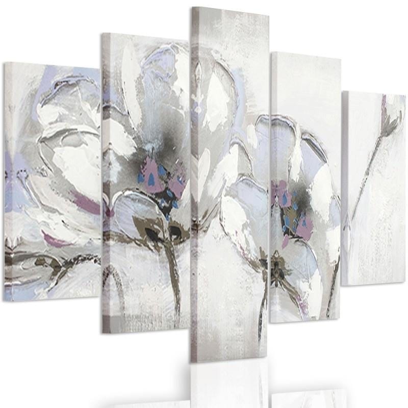 Kanva no 5 daļām - Type A, Painted Flowers Home Trends DECO