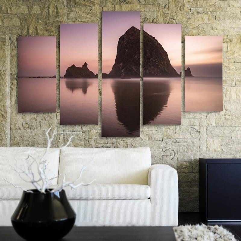 Kanva no 5 daļām - Type A, Rock Water Home Trends DECO
