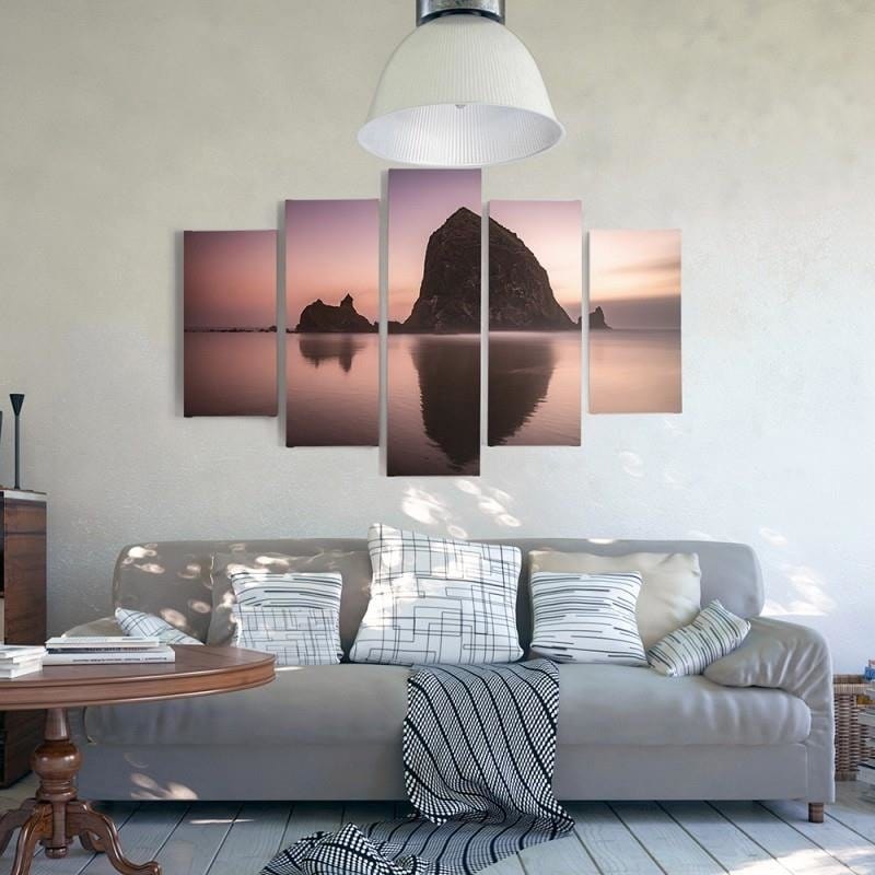 Kanva no 5 daļām - Type A, Rock Water Home Trends DECO