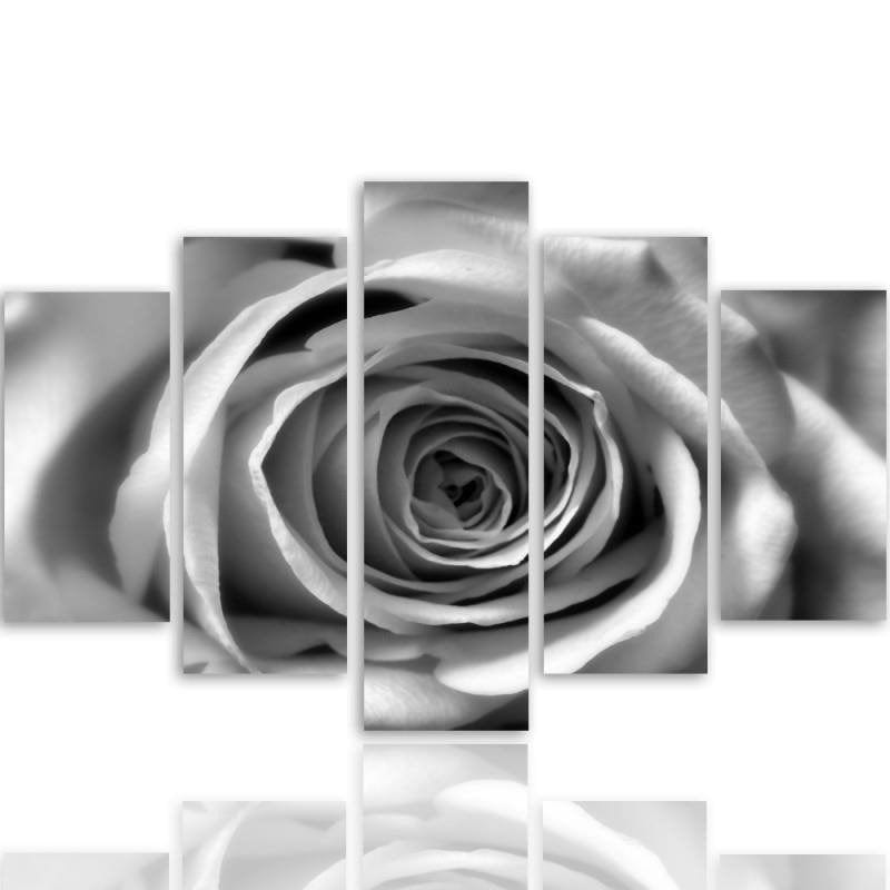 Kanva no 5 daļām - Type A, Rose Flower Home Trends DECO