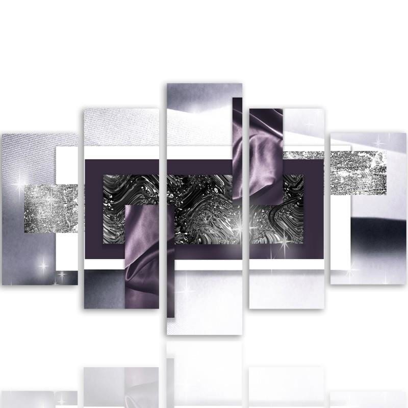 Kanva no 5 daļām - Type A, Space Abstraction Home Trends DECO