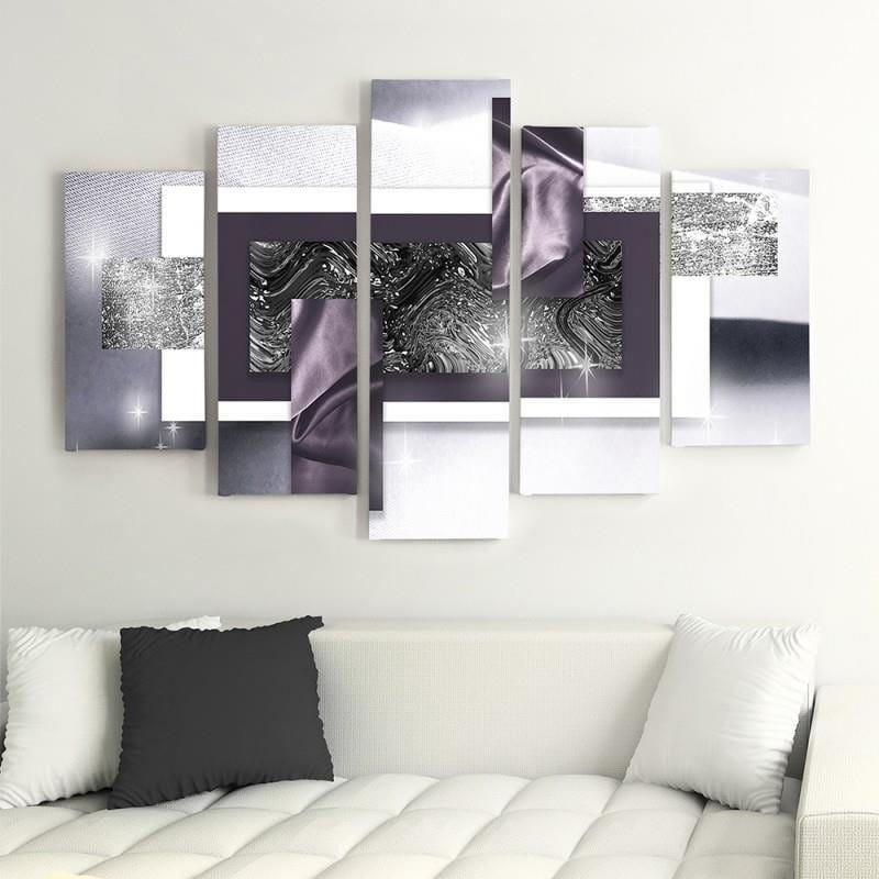 Kanva no 5 daļām - Type A, Space Abstraction  Home Trends DECO