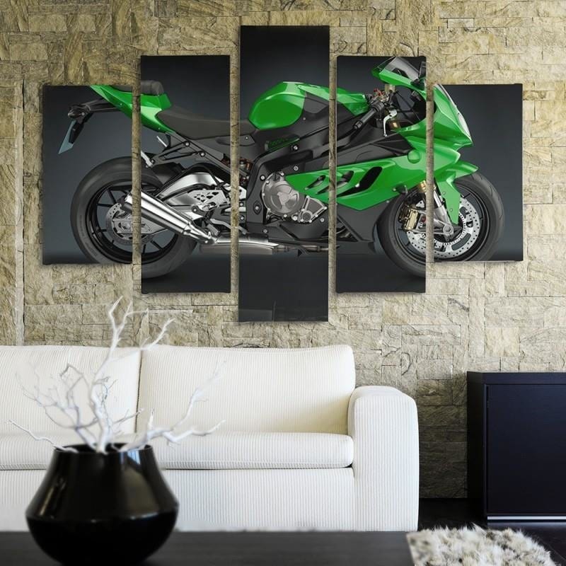 Kanva no 5 daļām - Type A, Sport Bike Home Trends DECO