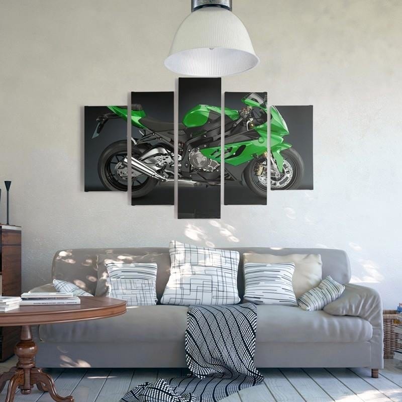 Kanva no 5 daļām - Type A, Sport Bike Home Trends DECO