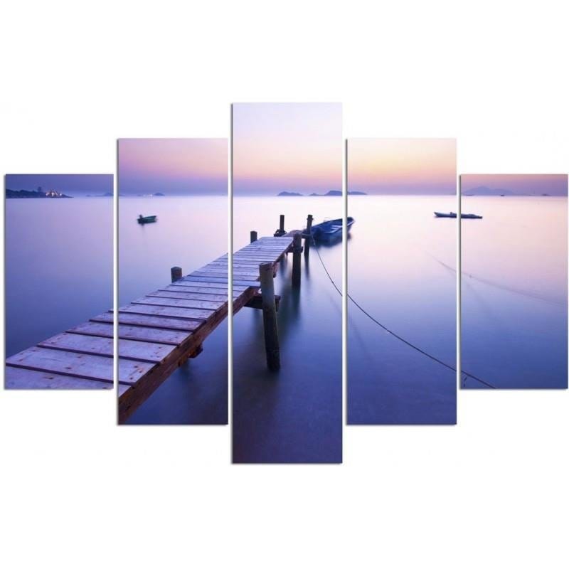 Kanva no 5 daļām - Type A, Sunrise Along The Coast Home Trends DECO
