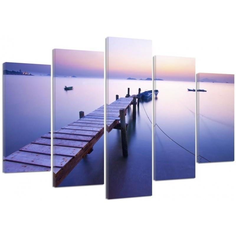 Kanva no 5 daļām - Type A, Sunrise Along The Coast Home Trends DECO
