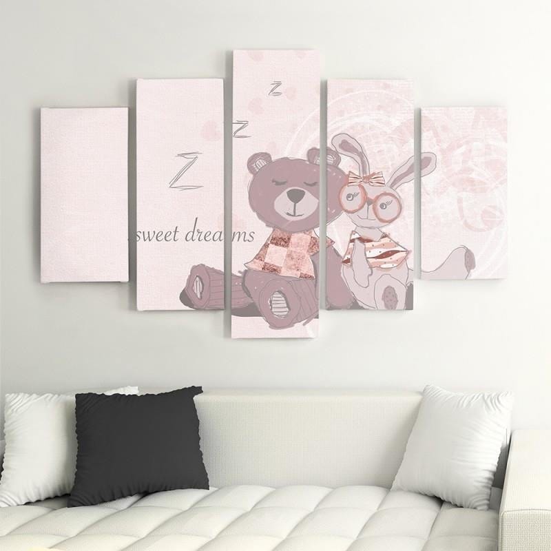 Kanva no 5 daļām - Type A, Sweet Dreams 2  Home Trends DECO