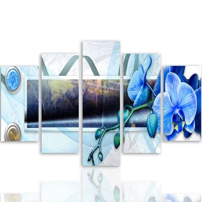 Kanva no 5 daļām - Type A, Theme From Marsh Orchid Home Trends DECO
