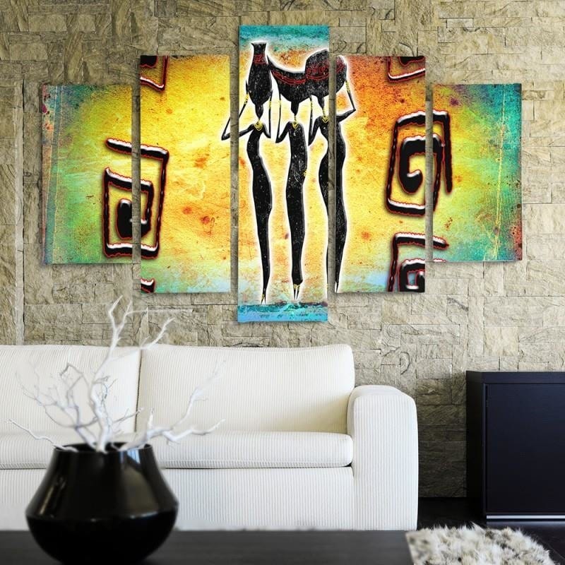 Kanva no 5 daļām - Type A, Three Graces Home Trends DECO