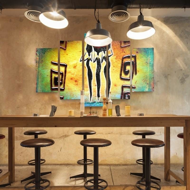 Kanva no 5 daļām - Type A, Three Graces Home Trends DECO