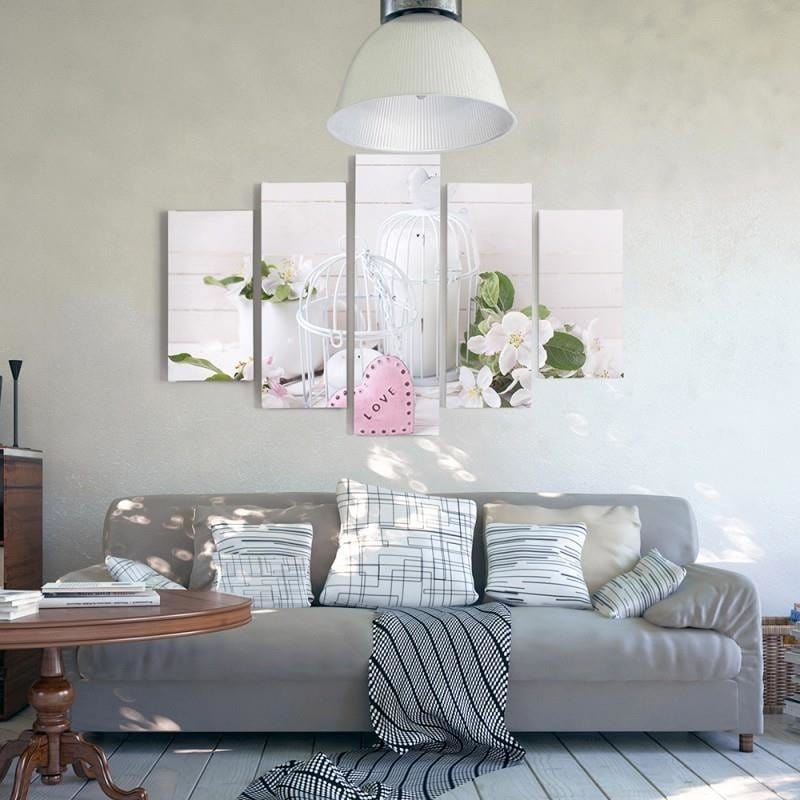 Kanva no 5 daļām - Type A, Twig Apple Home Trends DECO