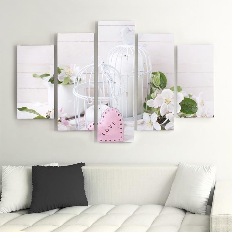 Kanva no 5 daļām - Type A, Twig Apple Home Trends DECO