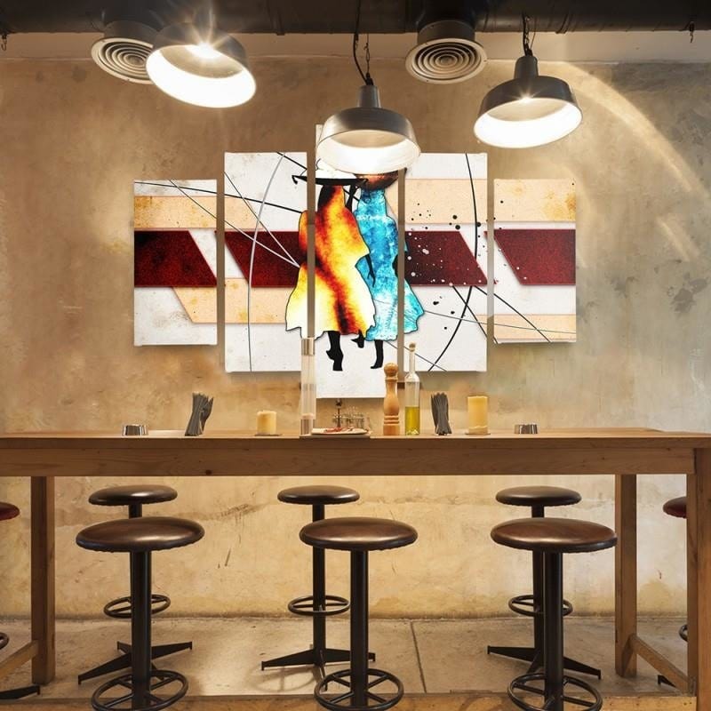 Kanva no 5 daļām - Type A, Two Figures Home Trends DECO