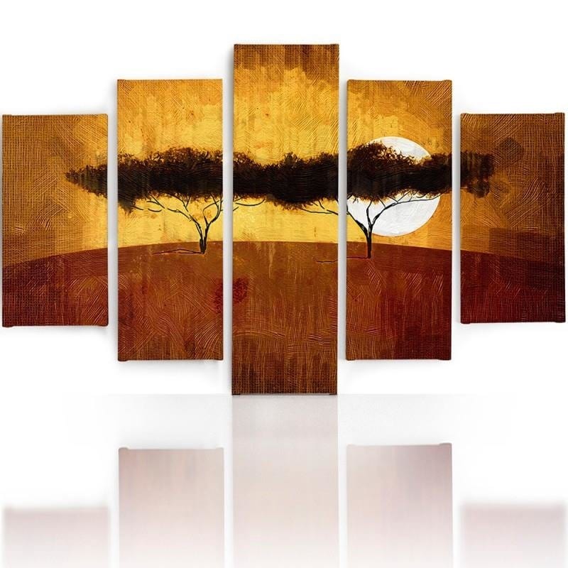 Kanva no 5 daļām - Type A, Two Trees Home Trends DECO