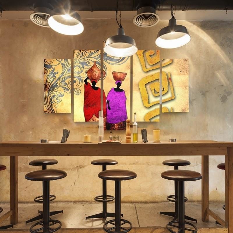 Kanva no 5 daļām - Type A, Two Women Home Trends DECO