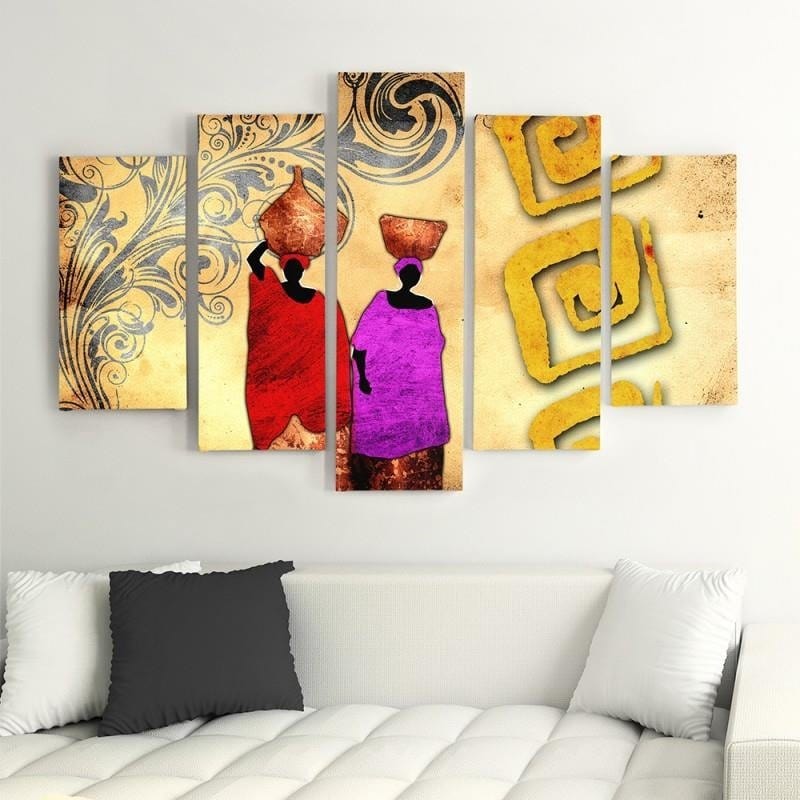 Kanva no 5 daļām - Type A, Two Women Home Trends DECO