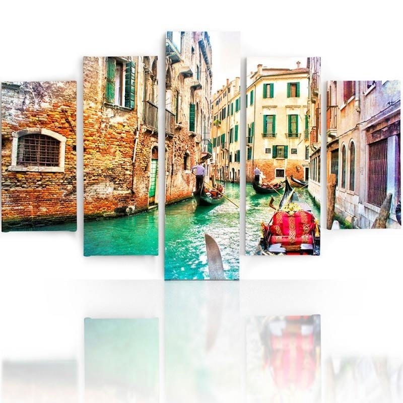 Kanva no 5 daļām - Type A, Venice 1 Home Trends DECO