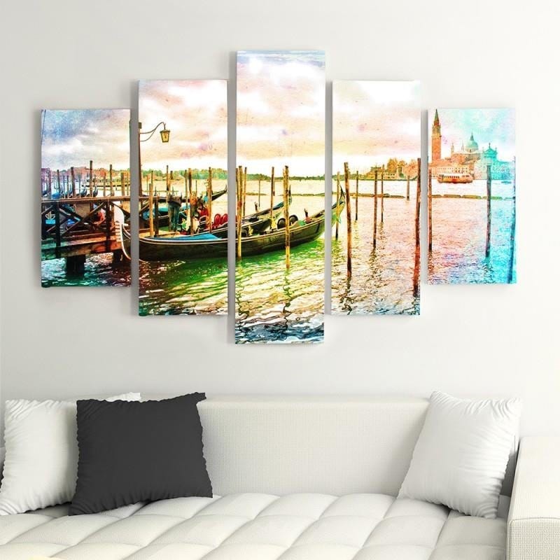 Kanva no 5 daļām - Type A, Venice  Home Trends DECO