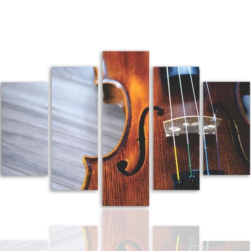 Kanva no 5 daļām - Type A, Violin Home Trends DECO