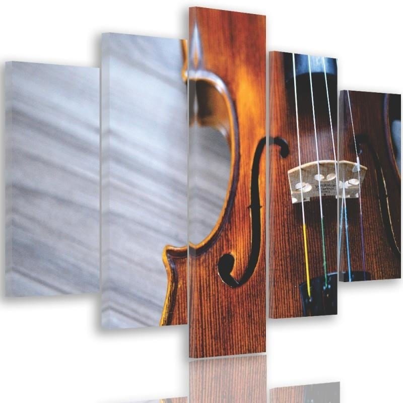 Kanva no 5 daļām - Type A, Violin Home Trends DECO
