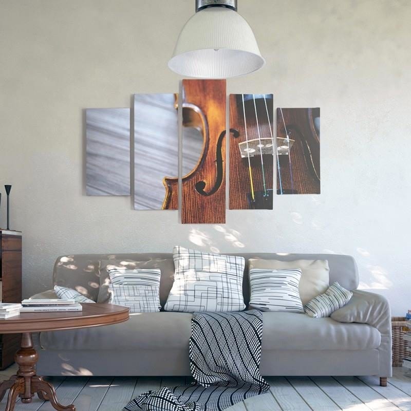 Kanva no 5 daļām - Type A, Violin Home Trends DECO