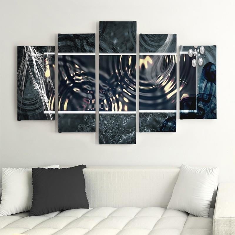 Kanva no 5 daļām - Type A, Water Abstraction  Home Trends DECO