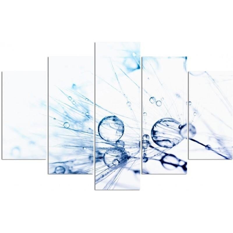 Kanva no 5 daļām - Type A, Water Drops On Dmuchawcu 2 Home Trends DECO
