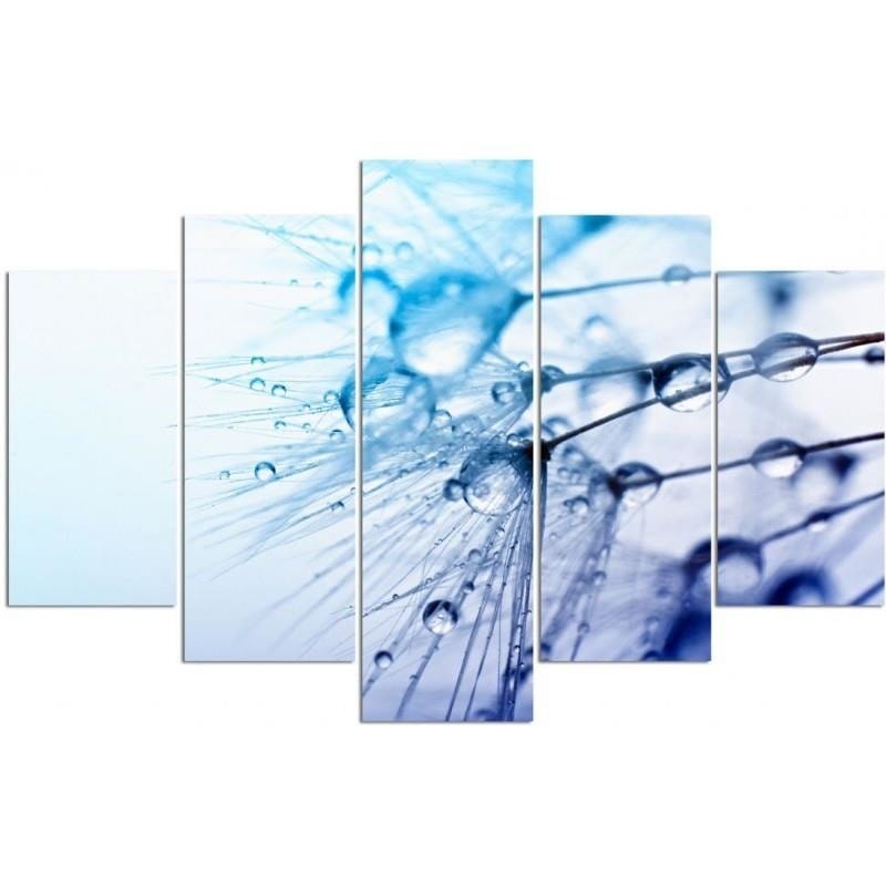 Kanva no 5 daļām - Type A, Water Drops On Dmuchawcu Home Trends DECO