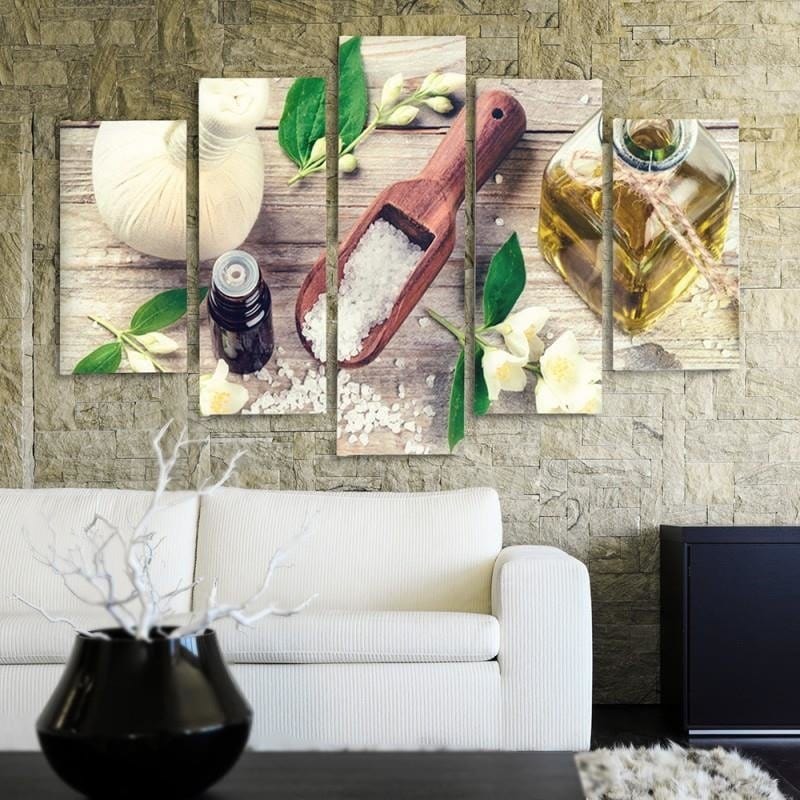 Kanva no 5 daļām - Type A, With Jasmine Spices Home Trends DECO